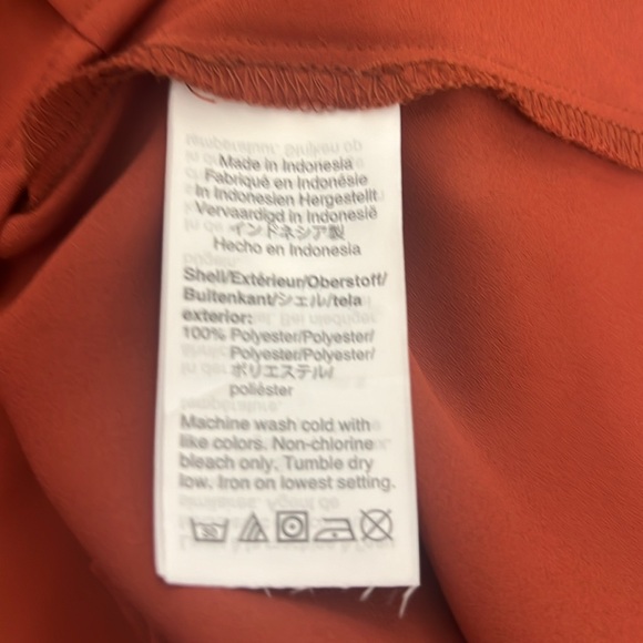 J Crew Sleeveless Rust Colored Tank Top Blouse. Large. - Picture 7 of 7